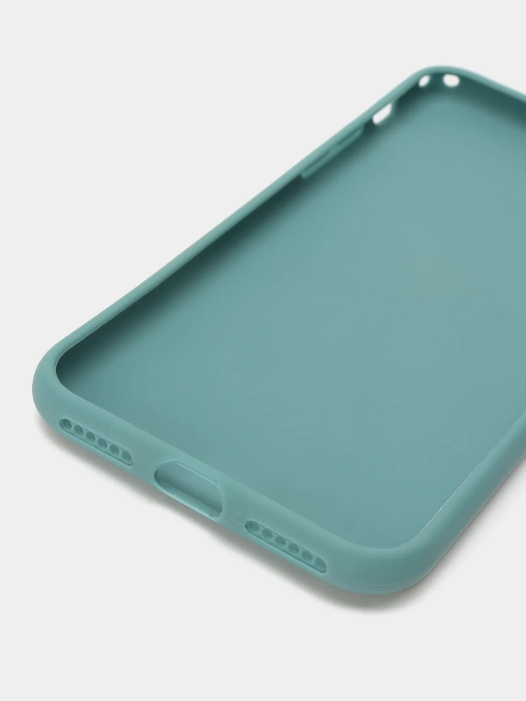 Бирюзовый яркий силиконовый чехол для iPhone, 14 цветов