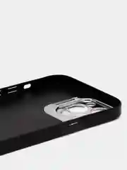 Черный чехол iPhone 12 Pro Max пластиковый матовый ультратонкий  с защитой камеры