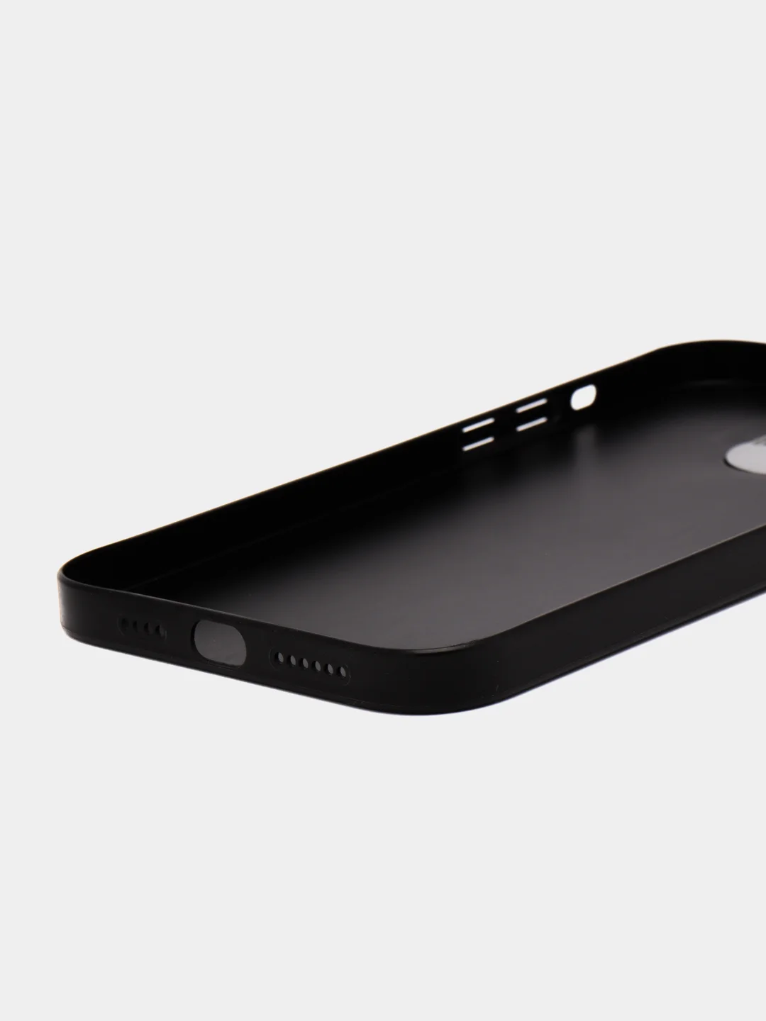 Черный чехол iPhone 12 Pro Max пластиковый матовый ультратонкий с защитой камеры