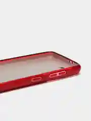 Красный чехол блестящий Samsung Galaxy S21, накладка c блёстками Самсунг S 21
