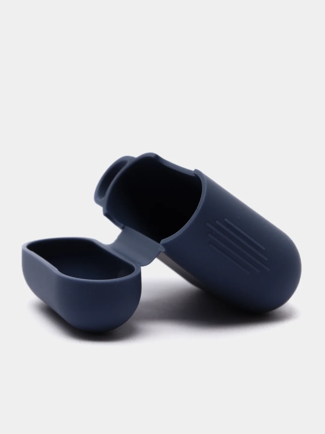 Лазурный чехол для наушников Apple AirPods 1, AirPods 2 силиконовый