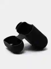 Черный чехол для наушников Apple AirPods 1, AirPods 2 силиконовый