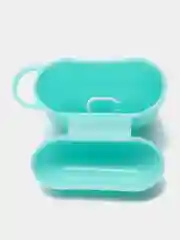 Голубой чехол для наушников Apple AirPods 1, AirPods 2 силиконовый
