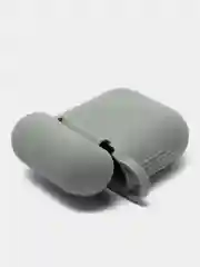 Серый чехол для наушников Apple AirPods 1, AirPods 2 силиконовый