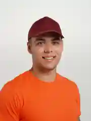 Бордовый кепка-бейсболка