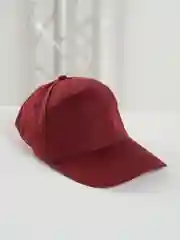 Бордовый кепка-бейсболка