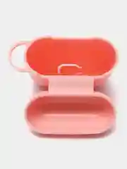 Розовый чехол для наушников Apple AirPods 1, AirPods 2 силиконовый