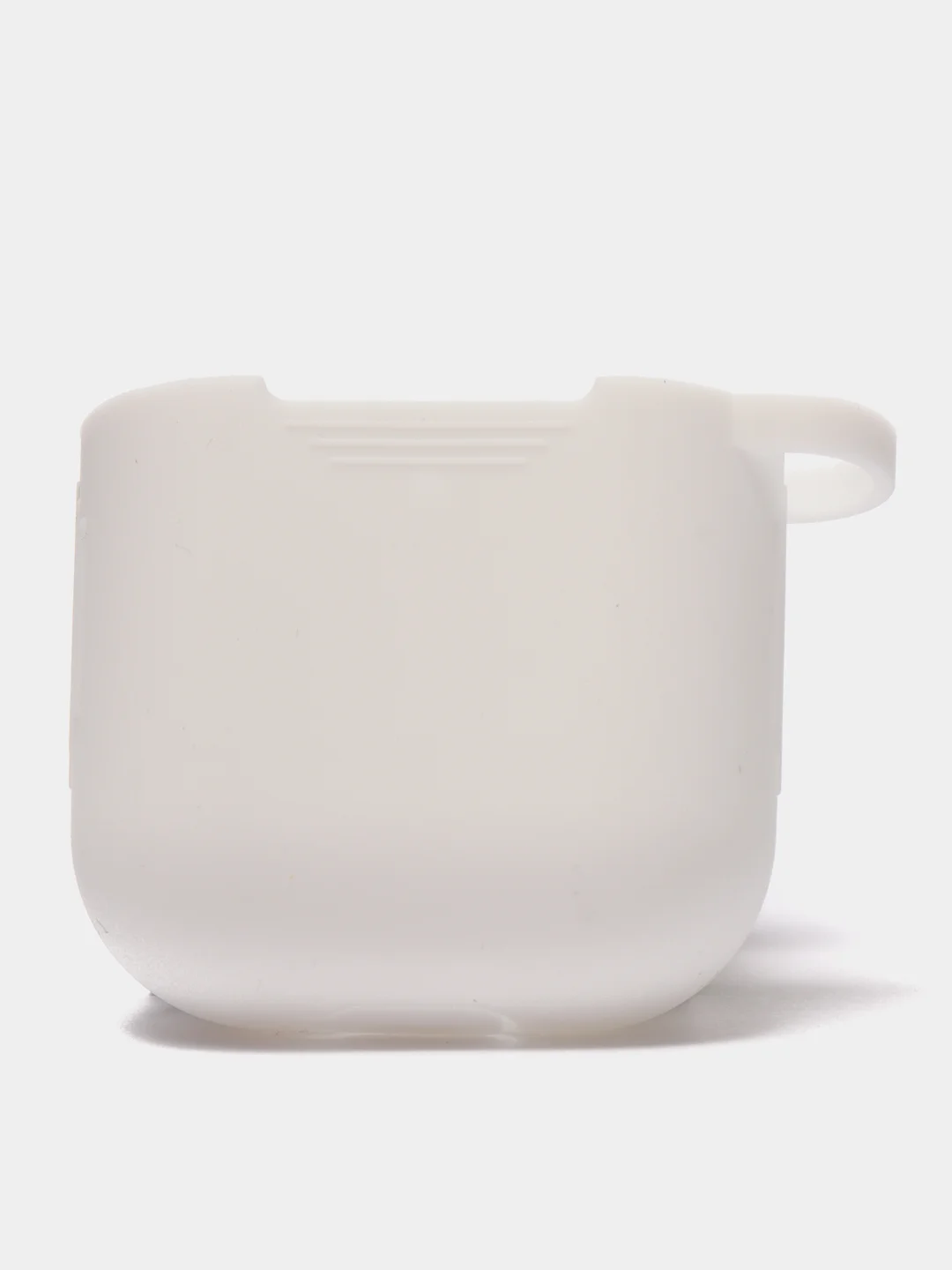 Белый чехол для наушников Apple AirPods 1, AirPods 2 силиконовый