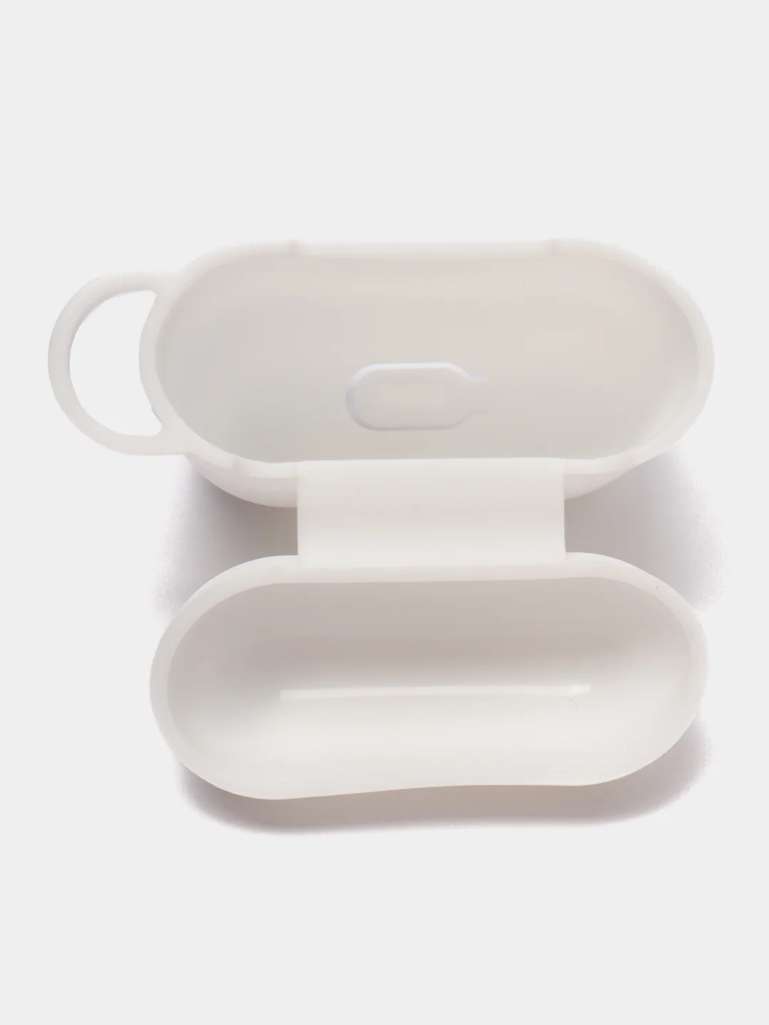 Белый чехол для наушников Apple AirPods 1, AirPods 2 силиконовый