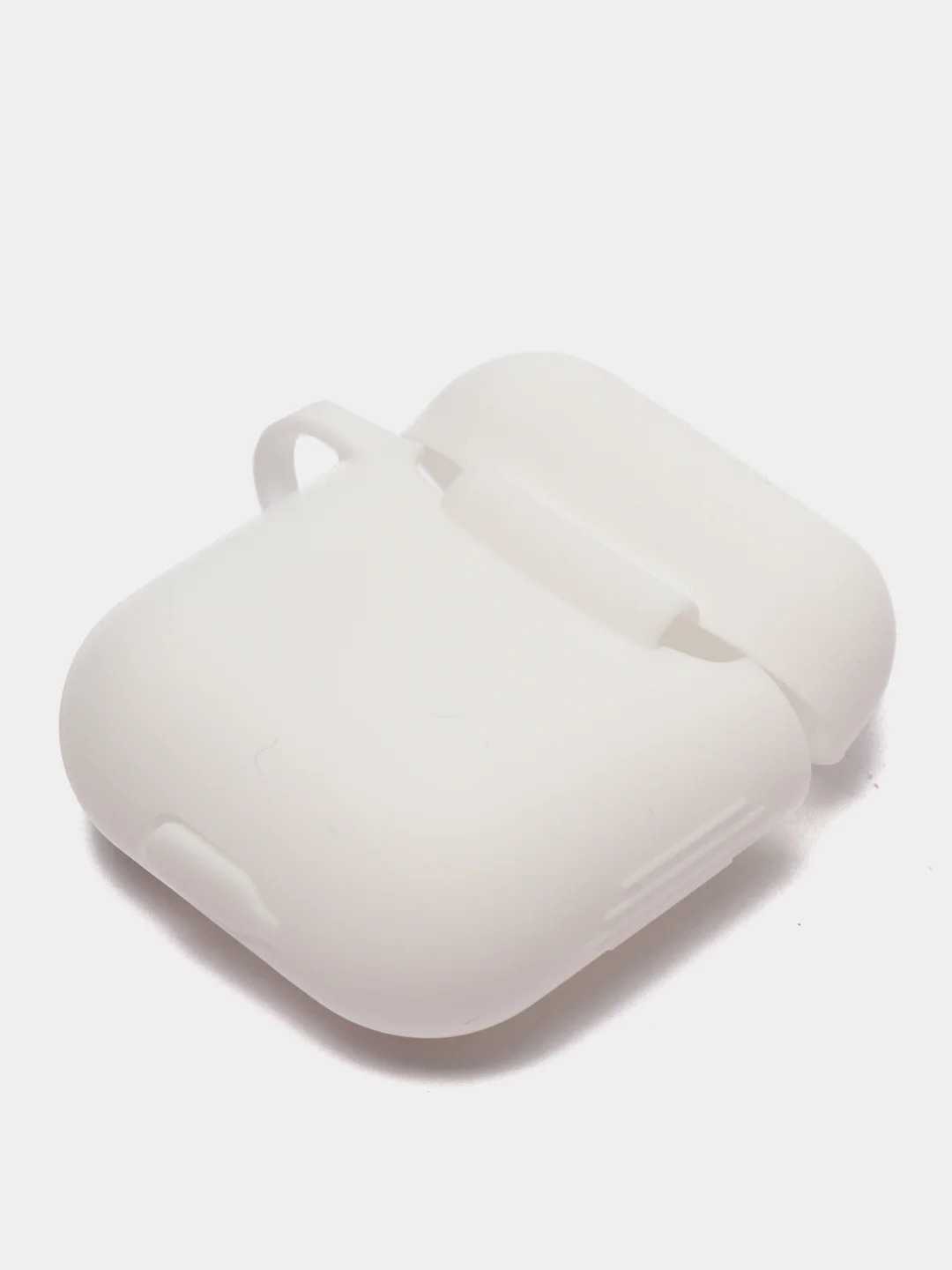 Белый чехол для наушников Apple AirPods 1, AirPods 2 силиконовый
