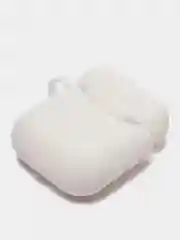 Белый чехол для наушников Apple AirPods 1, AirPods 2 силиконовый