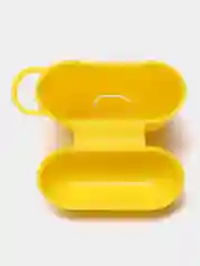 Желтый чехол для наушников Apple AirPods 1, AirPods 2 силиконовый