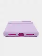 Лавандовый чехол iPhone 7 / 8 / SE 2020 силиконовый с закрывающейся камерой