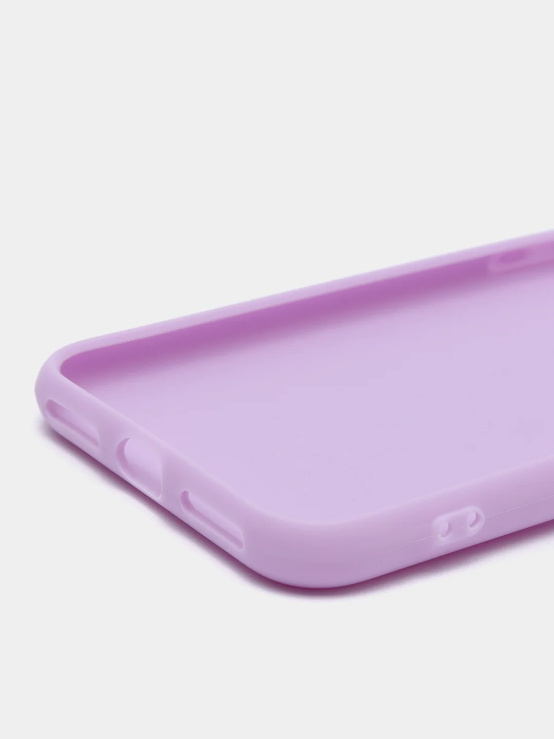 Лавандовый чехол iPhone 7 / 8 / SE 2020 силиконовый с закрывающейся камерой