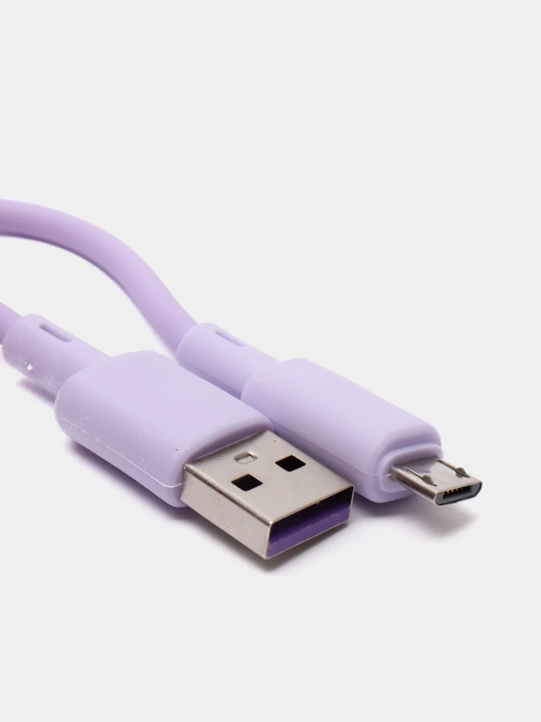 Фиолетовый быстрая зарядка, кабель  Lightning/ Micro-USB/ Type-C