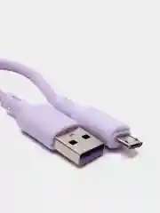 Фиолетовый быстрая зарядка, кабель  Lightning/ Micro-USB/ Type-C