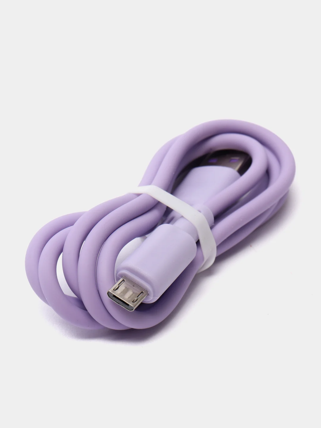 Фиолетовый быстрая зарядка, кабель  Lightning/ Micro-USB/ Type-C