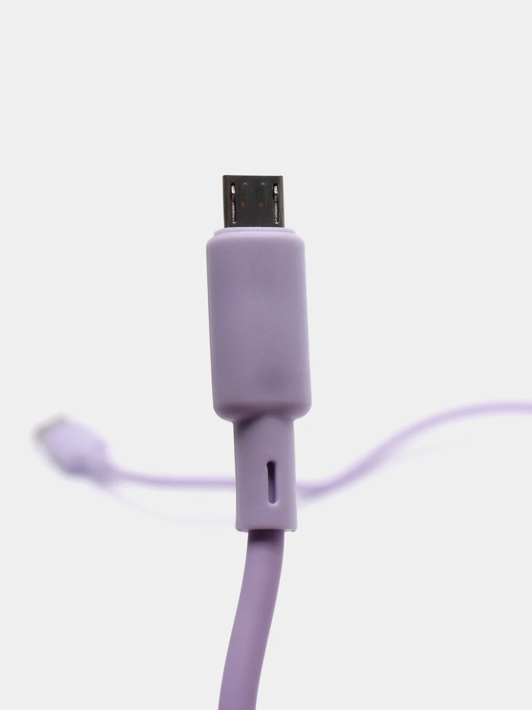 Фиолетовый быстрая зарядка, кабель  Lightning/ Micro-USB/ Type-C