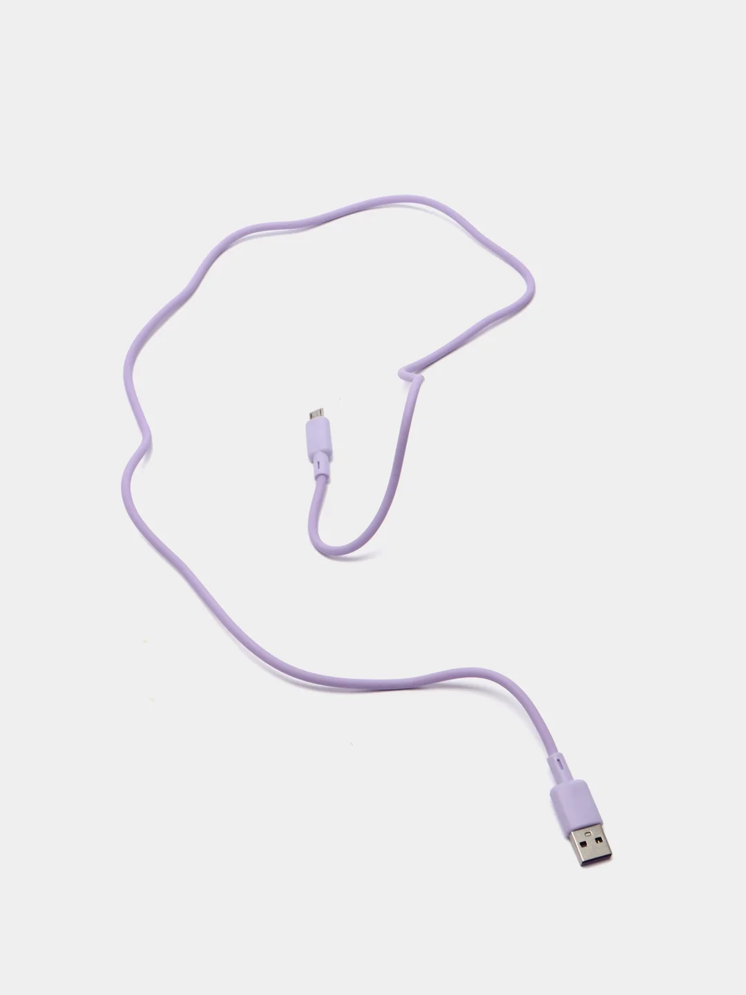 Фиолетовый быстрая зарядка, кабель  Lightning/ Micro-USB/ Type-C