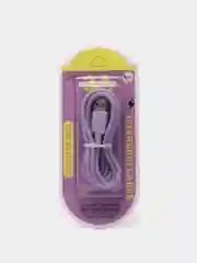 Фиолетовый быстрая зарядка, кабель  Lightning/ Micro-USB/ Type-C