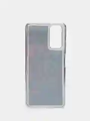 Индиго чехол Huawei Honor 10X Lite, Хонор 10Х Лайт силиконовый переливающийся жидкий с блестками