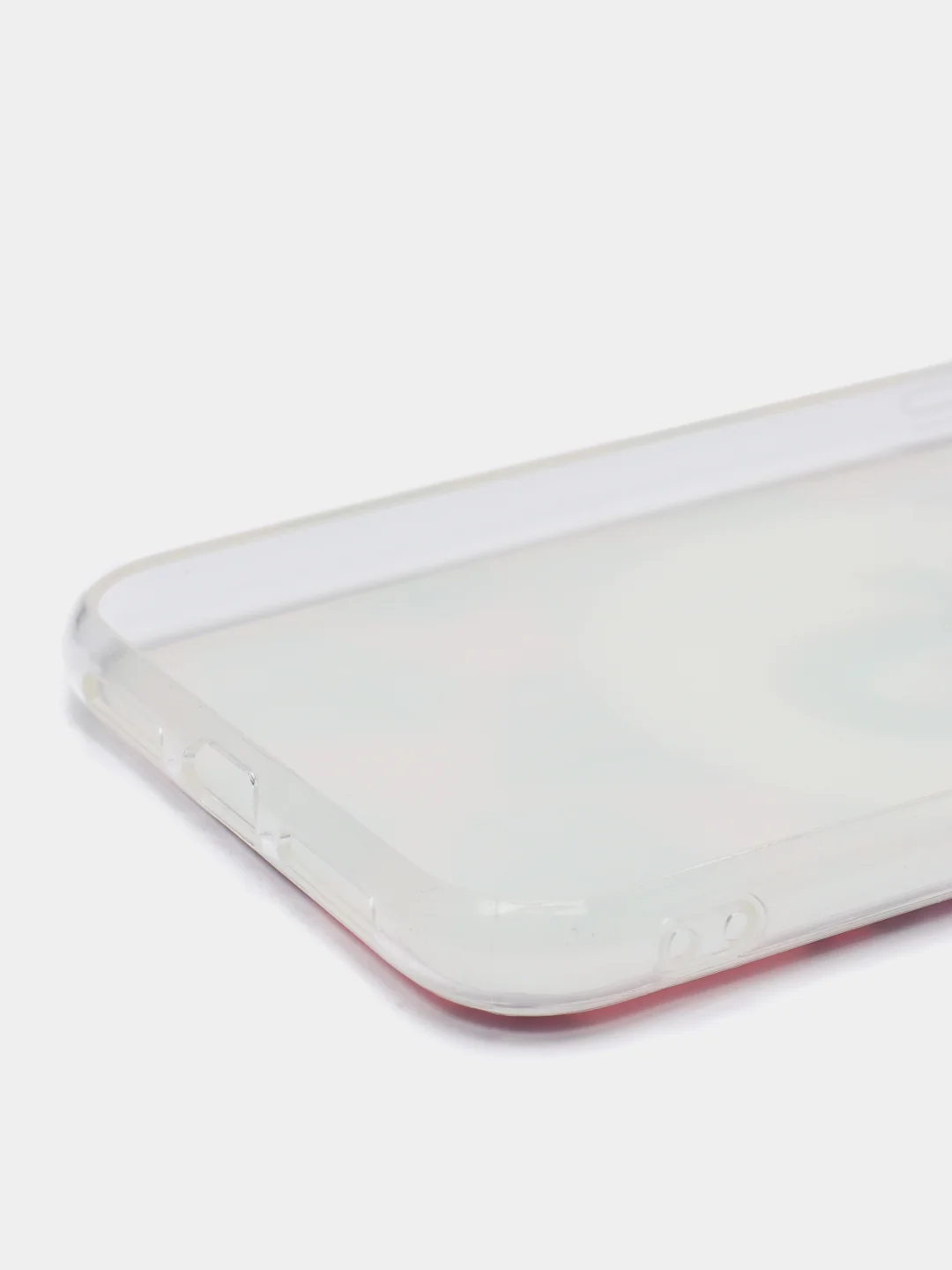 Розовый чехол Apple iPhone XR силиконовый с рисунком