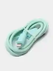 Бирюзовый быстрая зарядка, кабель  Lightning/ Micro-USB/ Type-C