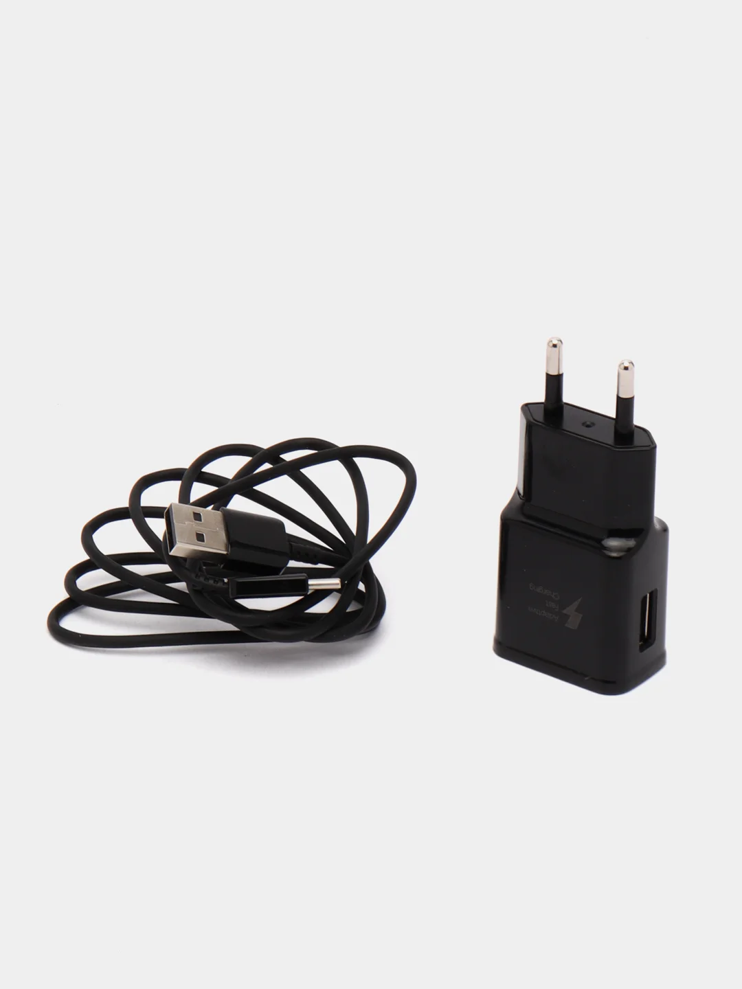Сетевое зарядное устройство с кабелем msung 1 USB 2A + кабель Type C, быстрая зарядка