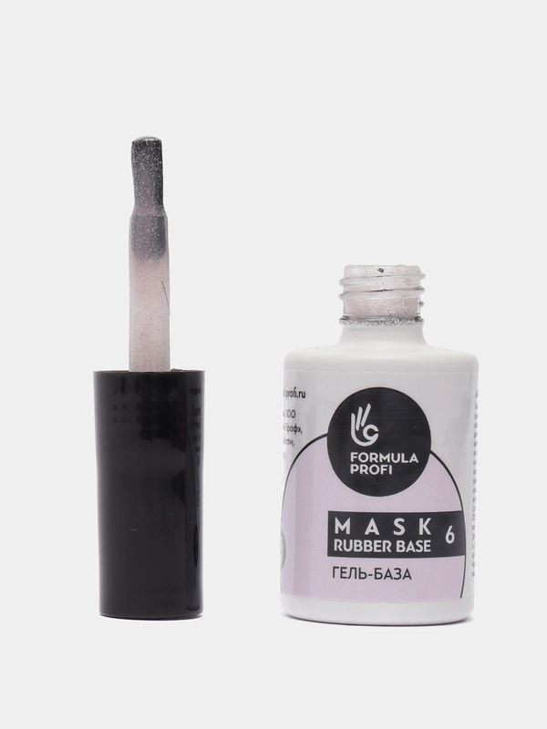 Formula Profi, Гель-база с шиммером для маникюра и педикюра "MASK RUBBER BASE" №06, 15 мл