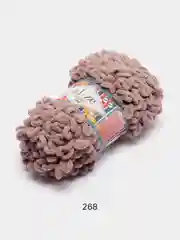 Пудровый puffy Fine Alize пряжа маленькими петельками