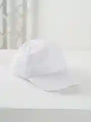 Белый кепка-бейсболка