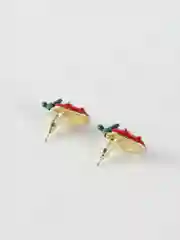 Алый серьги женские "Клубника"