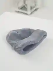 Серый шапка бини унисекс мягкая