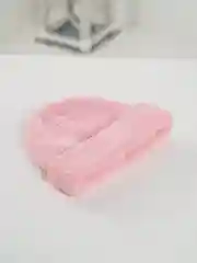 Розовый шапка бини унисекс мягкая
