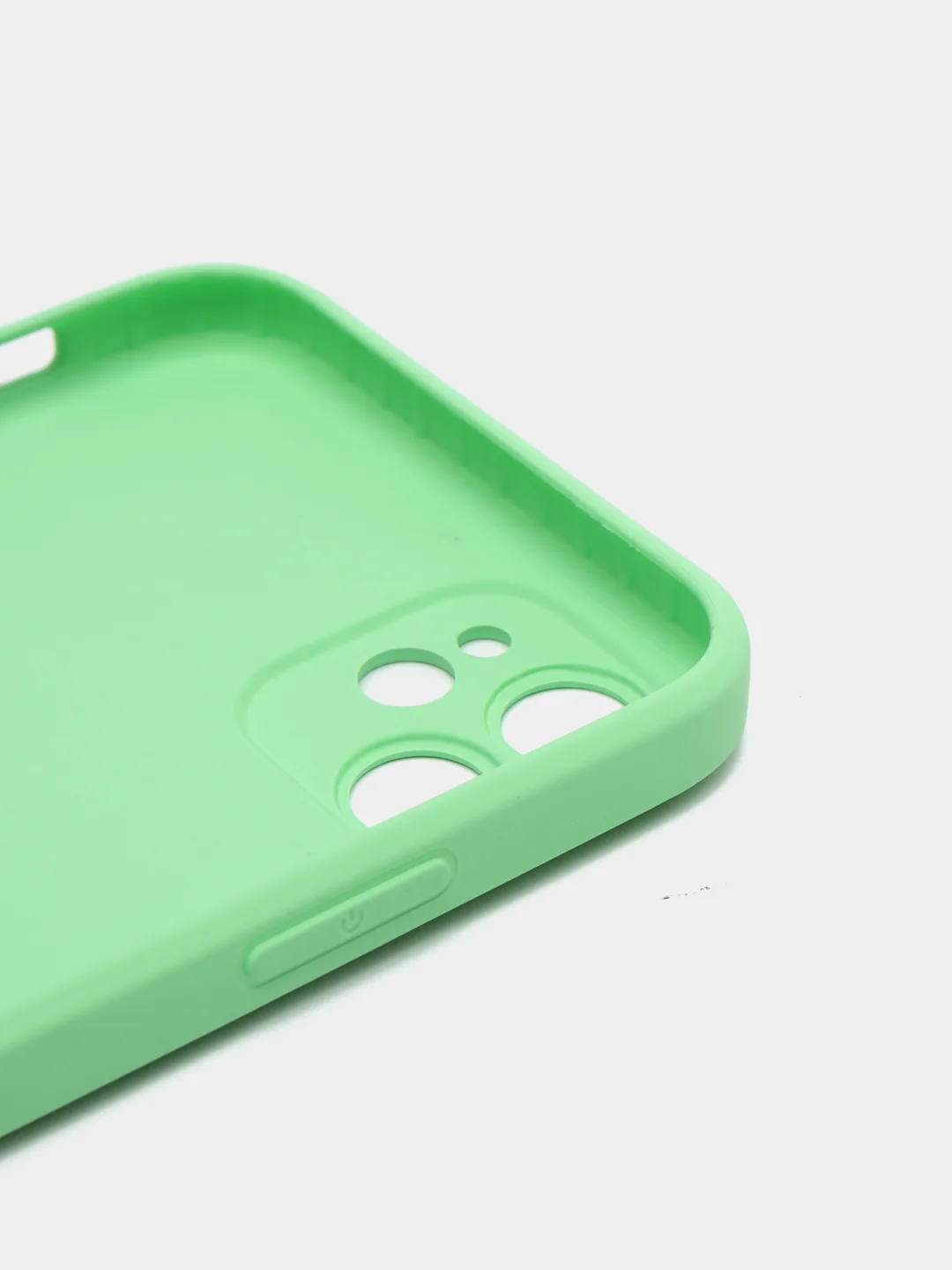 Салатовый чехол для iPhone 11, 12, 13, 12 Pro Max, 12 Pro, силиконовый, со стеклянной панелью