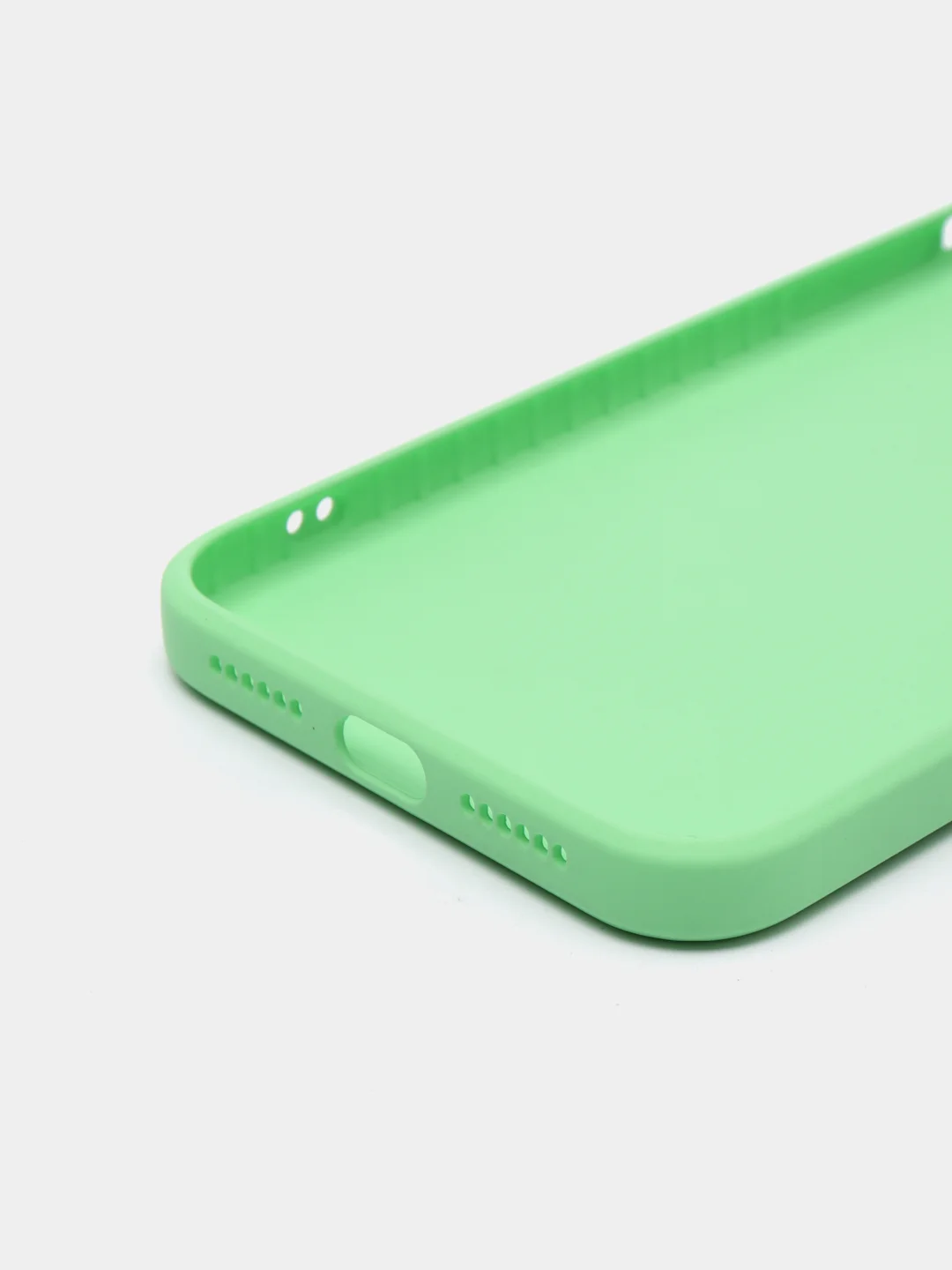 Салатовый чехол для iPhone 11, 12, 13, 12 Pro Max, 12 Pro, силиконовый, со стеклянной панелью