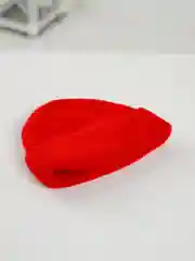 Красный шапка бини унисекс мягкая