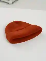 Тёмно-коричневый шапка бини унисекс мягкая