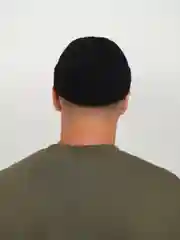 Черный шапка бини унисекс мягкая