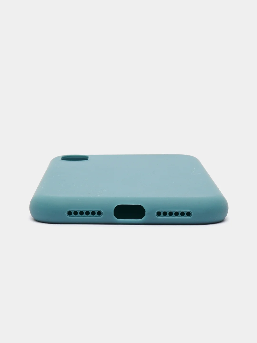 Бирюзовый яркий силиконовый чехол для iPhone, 14 цветов