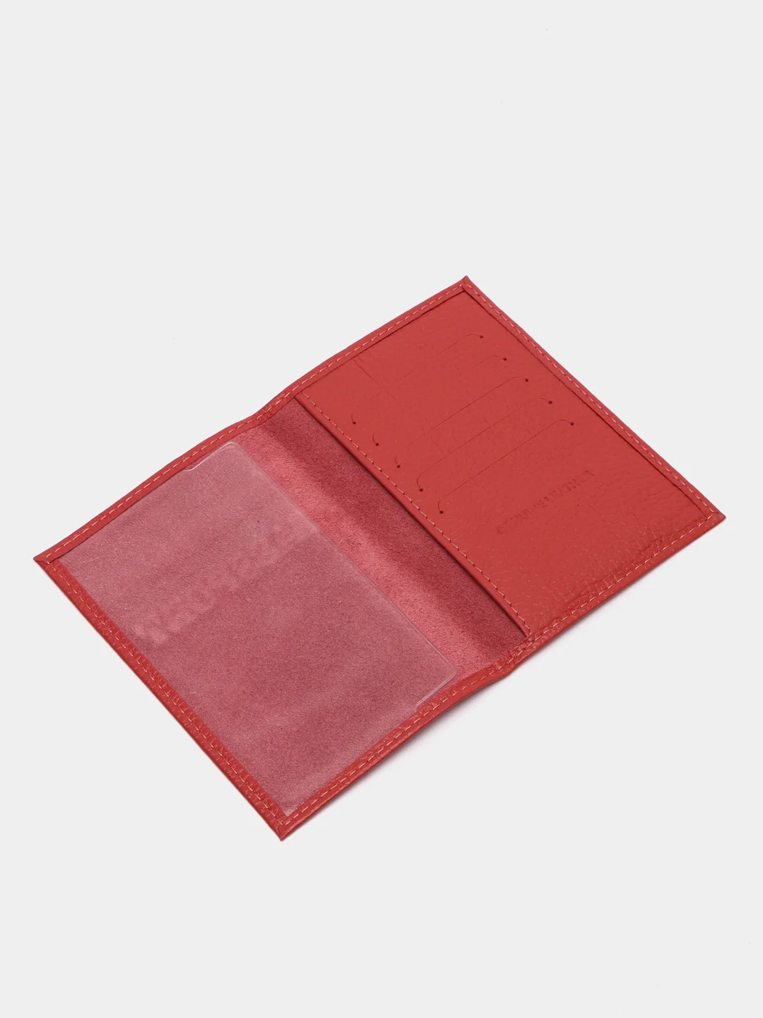 Коралловый обложка для паспорта из натуральной кожи, 19 цветов