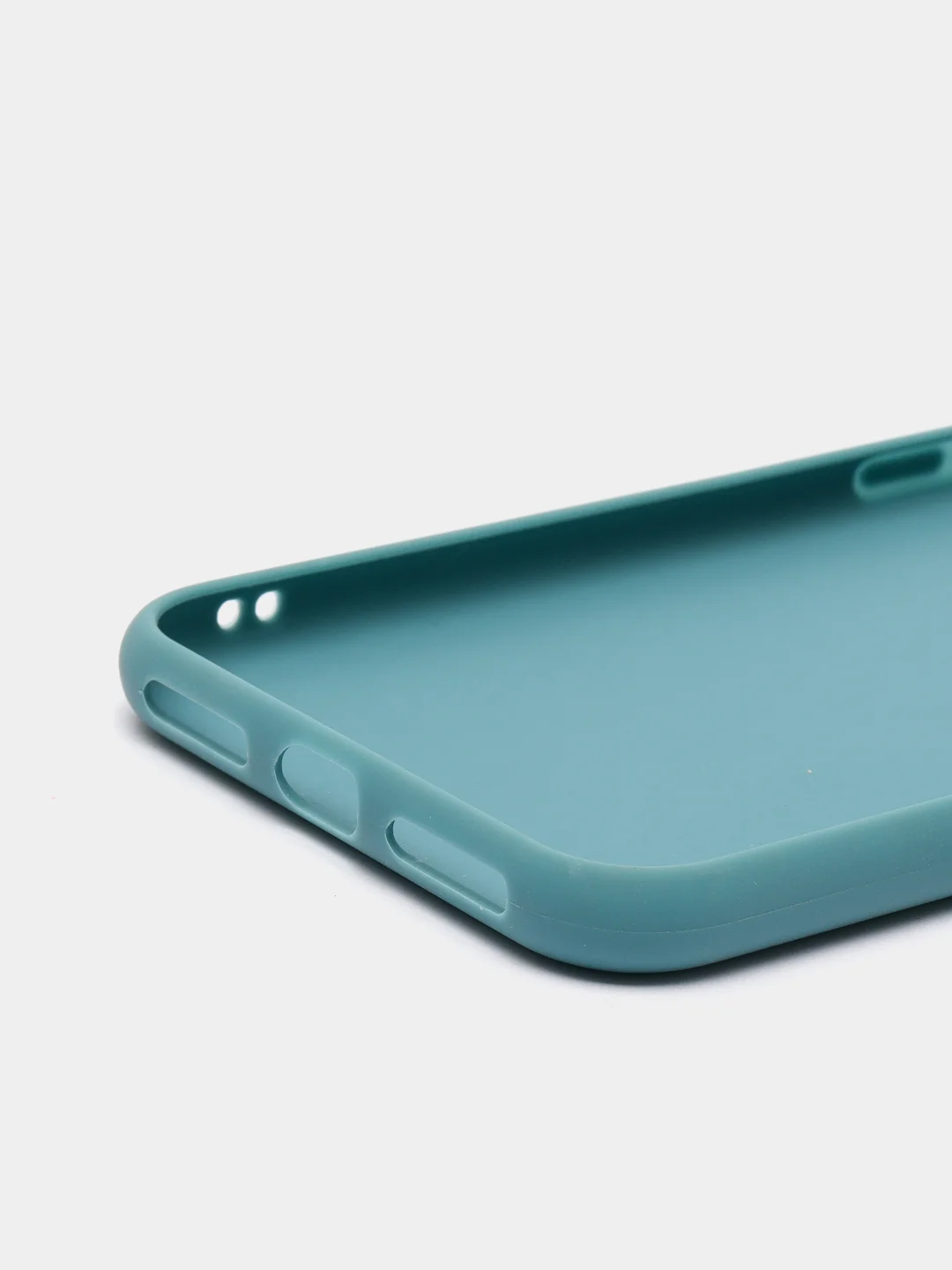 Бирюзовый яркий силиконовый чехол для iPhone, 14 цветов