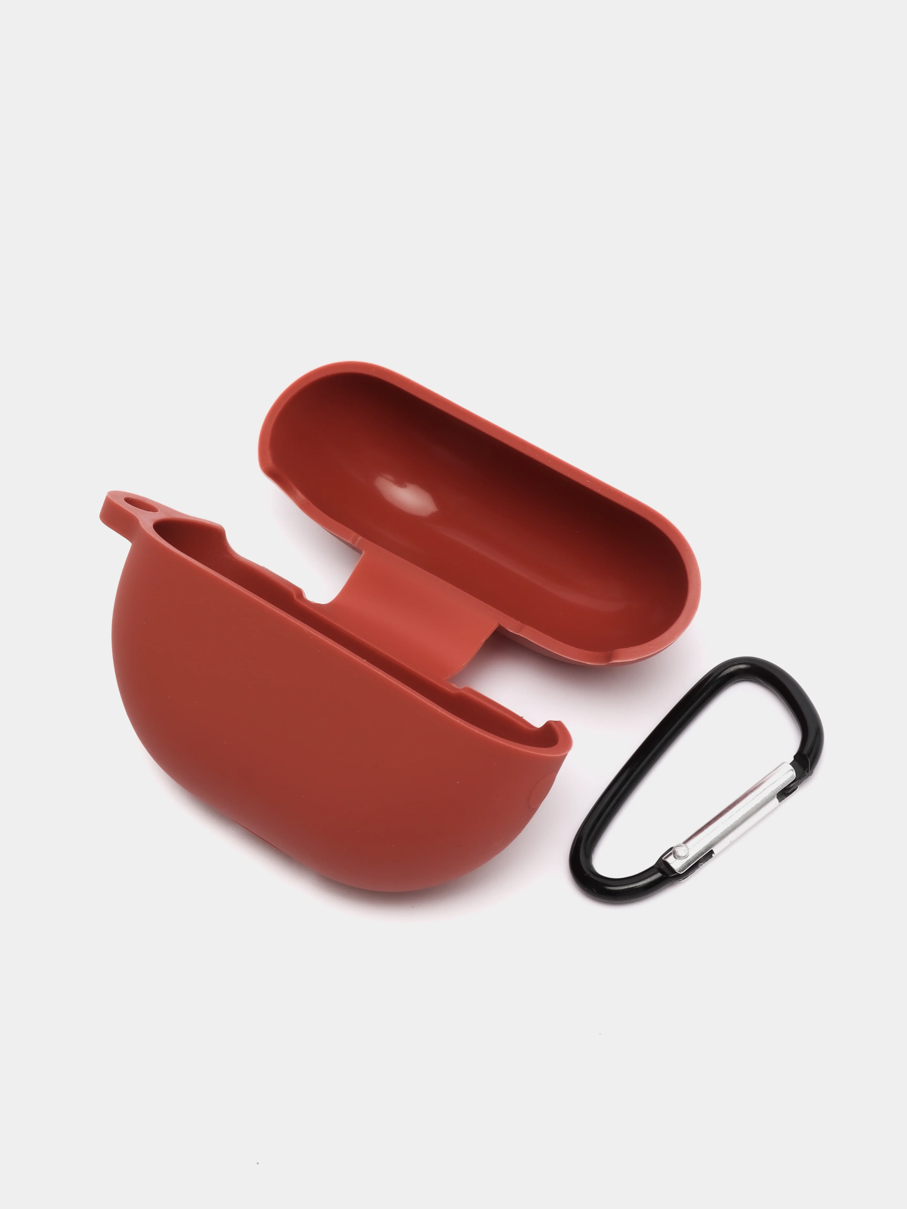 Коричневый чехол на Huawei Freebuds Pro для беспроводных наушников силиконовый КАРТОФАН матовый