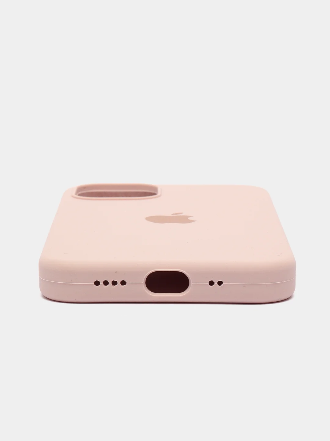 Бежевый чехол силиконовый для Apple iPhone 12Pro/12Mini/12/7/8