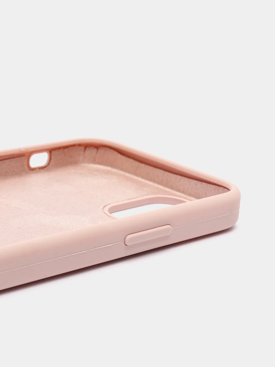 Бежевый чехол силиконовый для Apple iPhone 12Pro/12Mini/12/7/8