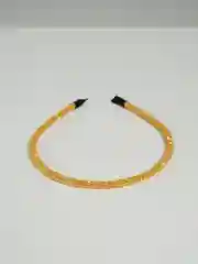 Желтый ободок с блестками, ширина 0,5 см, разные цвета