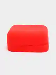 Красный чехол на Xiaomi Mi TWS Earphones 2 Basic/Air 2 SE для наушников силиконовый КАРТОФАН