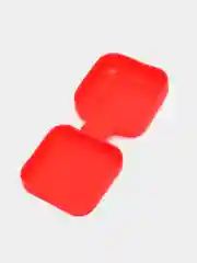 Красный чехол на Xiaomi Mi TWS Earphones 2 Basic/Air 2 SE для наушников силиконовый КАРТОФАН
