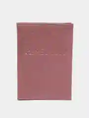 Розовый обложка для паспорта из натуральной кожи, 19 цветов