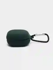 Зеленый чехол на Samsung Galaxy Buds 2/Live/Pro/2 Pro/FE для наушников КАРТОФАН силикон матовый